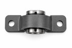 Metal mechanical component on a white background