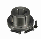 Mechanical component with bolts on a white background