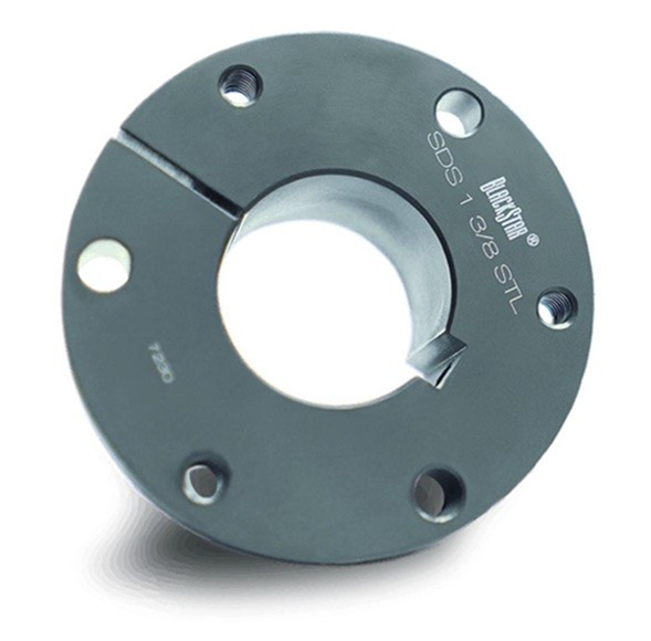 Metal drill bit holder with 'Black & Decker' branding on a white background